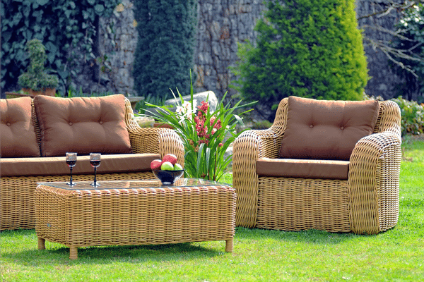 Constructie van buitenmeubels