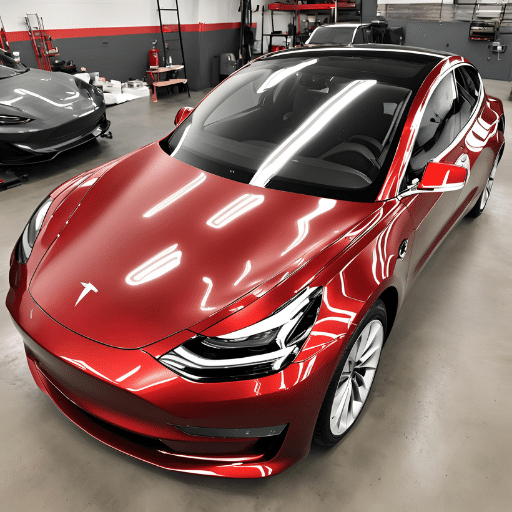 Tesla Model 3: Paint protection film importance.